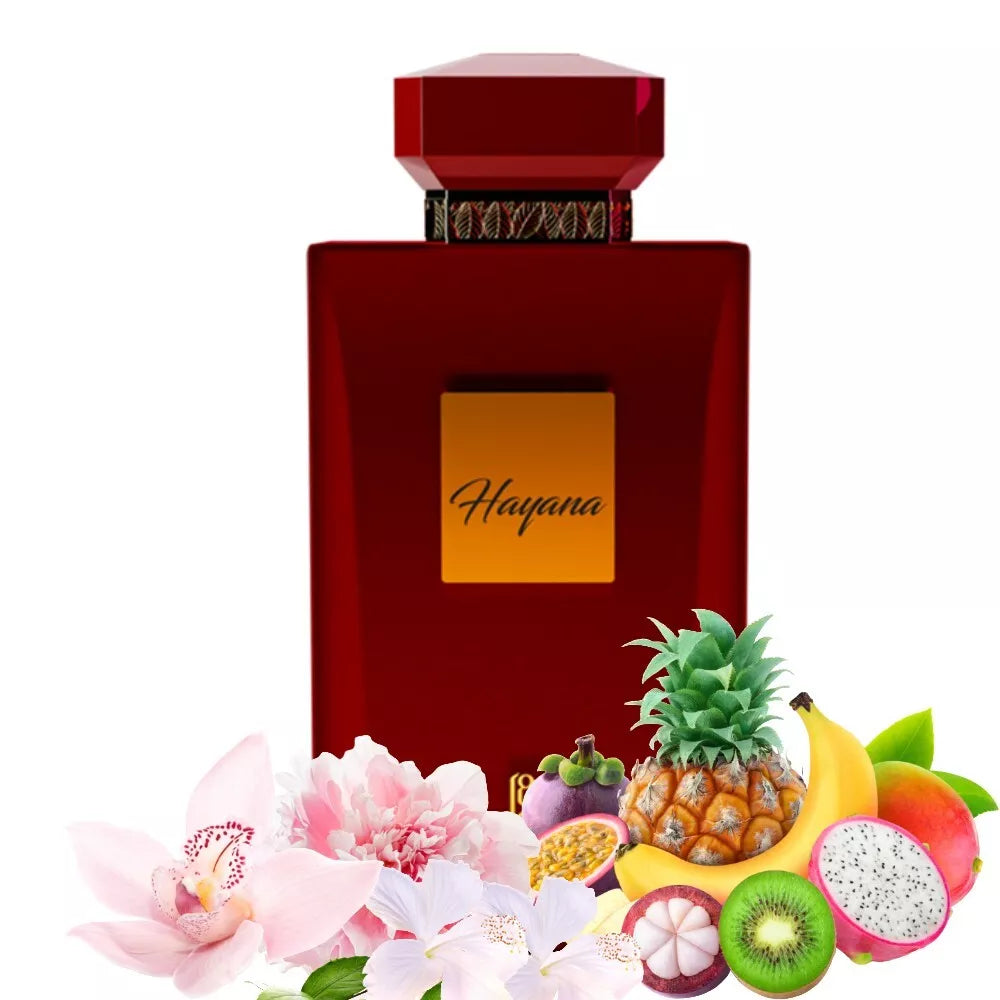 Hayana 100ml EDP by Ahmed Al Maghribi Bottle & Ingredients