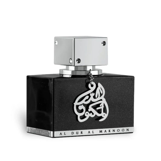 Al Dur Al Maknoon Silver – Lattafa EDP bottle
