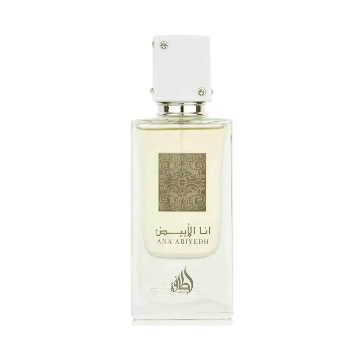 Ana Abiyedh White – Lattafa EDP bottle