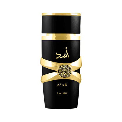 Asad – Lattafa EDP bottle dark background