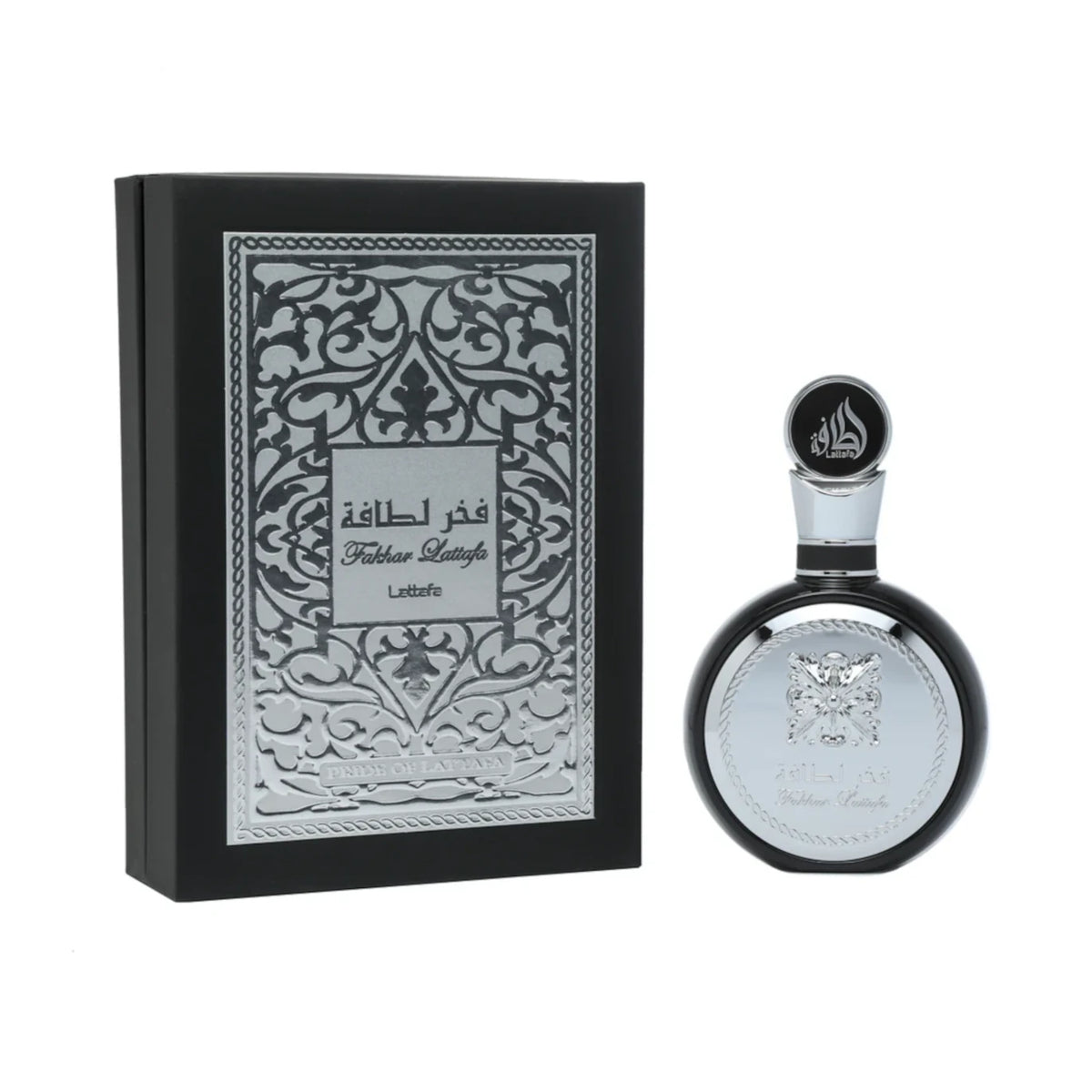 Fakhar Lattafa Silver for Men 100ml EDP – Aromatic Arabian fragrance | Scentorium