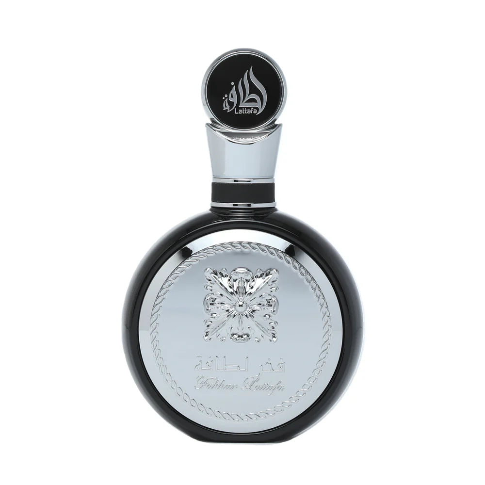 Fakhar Lattafa Silver – Lattafa EDP bottle